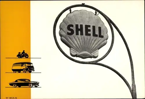 Ak Reklame, Shell Tankstellen
