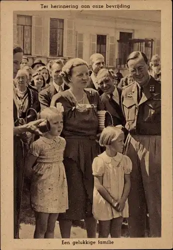 Ak Juliana der Niederlande, Prinz Bernhard, Töchter