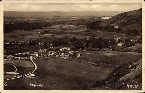 Ak Poynings Sussex England, Gesamtansicht