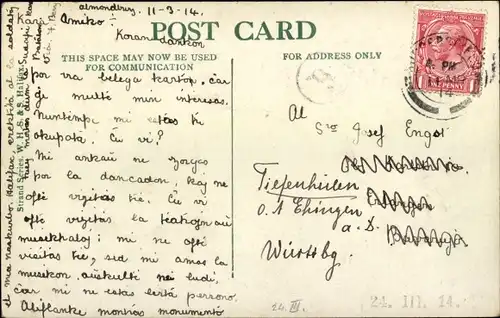 Ak Halifax Yorkshire England, The Soldiers Memorial, West View Park