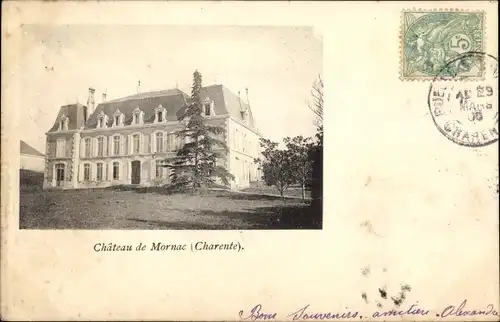 Ak Mornac Charente, Chateau de Mornac