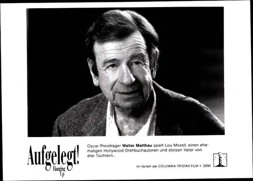 58 Pressefotos Walter Matthau, Portraits und Filmszenen