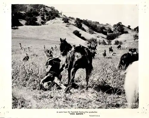 66 Pressefotos Marlon Brando, Anthony Quinn, Viva Zapata!