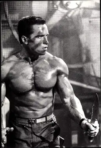 76 Pressefotos Arnold Schwarzenegger, Portraits und Filmszenen