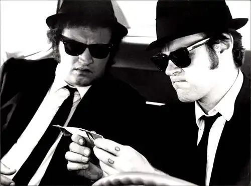 23 Pressefotos James Belushi und John Belushi, Portraits und Filmszenen