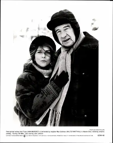 90 Pressefotos Walter Matthau, Portraits und Filmszenen