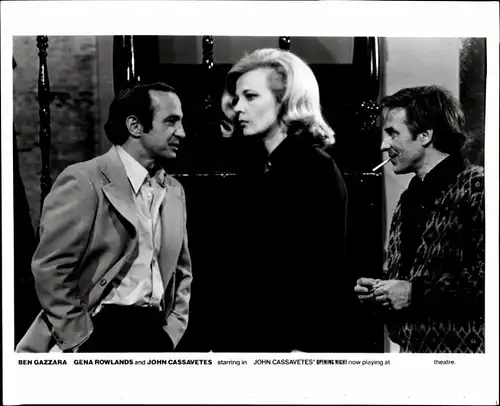 30 Pressefotos Ben Gazzara, Portraits und Filmszenen