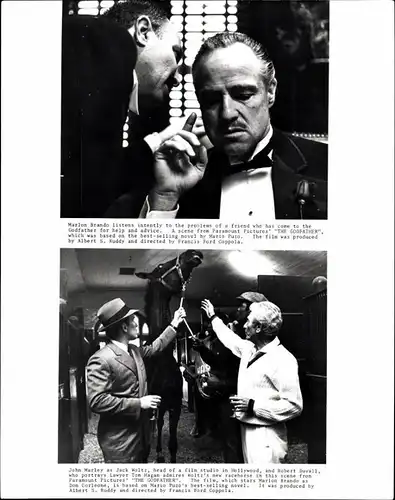 58 Pressefotos Der Pate Teil 1 - 3, Filmszenen