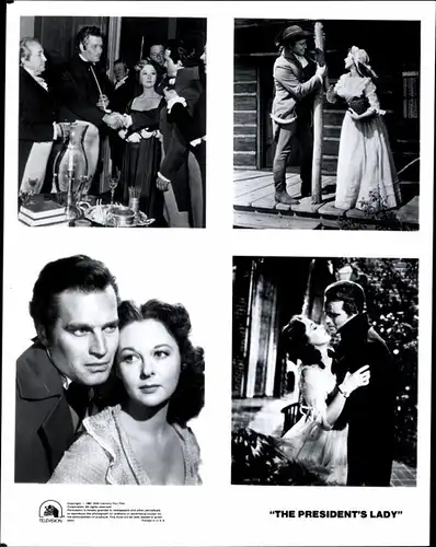 26 Pressefotos Charlton Heston, Portraits und Filmszenen