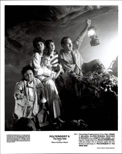 30 Pressefotos Poltergeist II 1986, Filmszenen