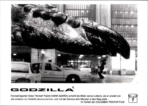 49 Pressefotos Jean Reno, Godzilla (1998), Portraits und Filmszenen