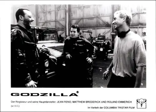 49 Pressefotos Jean Reno, Godzilla (1998), Portraits und Filmszenen