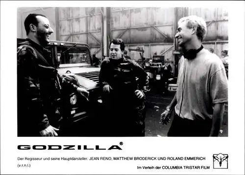 49 Pressefotos Jean Reno, Godzilla (1998), Portraits und Filmszenen