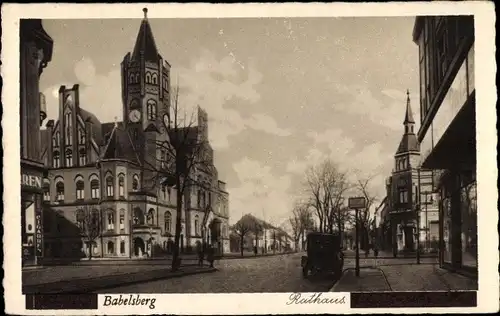 Ak Babelsberg Potsdam in Brandenburg, Rathaus an der Priesterstraße