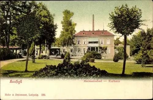 Ak Bad Lausick in Sachsen, Hermannsbad, Kurhaus