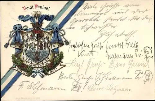 Studentika Litho Leipzig in Sachsen, Vivat Paulus, Noch ist die blühende goldene Zeit