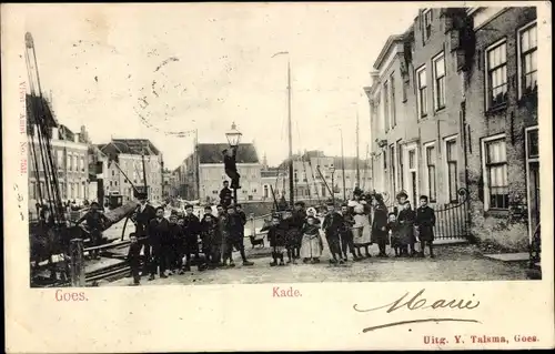 Ak Goes Zeeland Niederlande, Kade