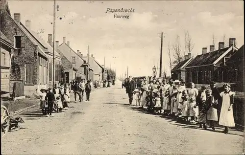 Ak Papendrecht Südholland, Veerweg