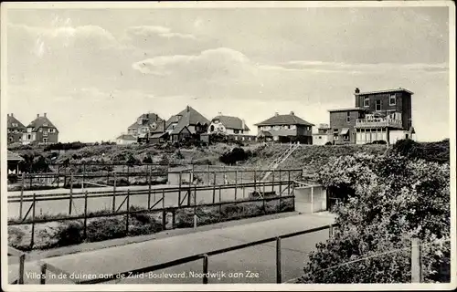 Ak Noordwijk aan Zee Südholland, Villa's in de duinen aan de Zuid-Boulevard