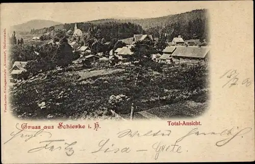 Ak Schierke Wernigerode im Harz, Totalansicht