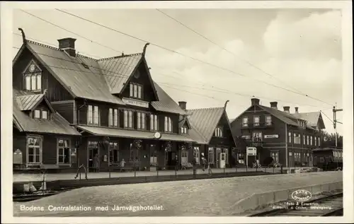 Ak Boden Schweden, Centralstation, Järnvägshotellet