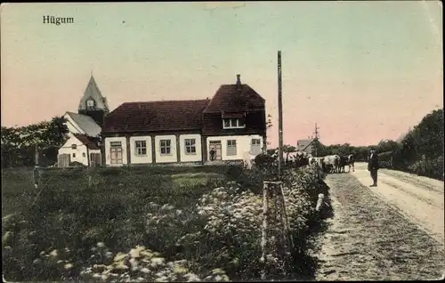 Ak Hügum Dänmark, Teilansicht