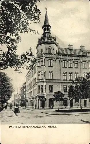 Ak Gefle Gävle Schweden, Esplanadgatan