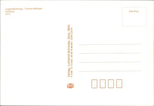 Ak Stolberg im Harz, Jugendherberge Thomas Müntzer