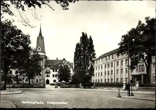 Ak Bernburg an der Saale Salzlandkreis, Kreiskulturhaus