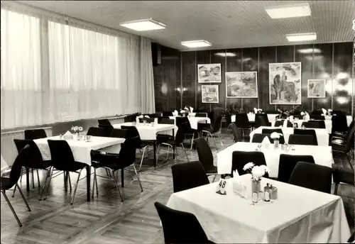 Ak Börgerende Rethwisch an der Ostsee, FDGB Erholungsheim Waterkant, Kleines Restaurant