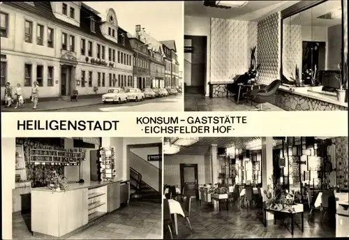 Ak Heilbad Heiligenstadt Eichsfeld Thüringen, Konsum-Gaststätte Eichsfelder Hof