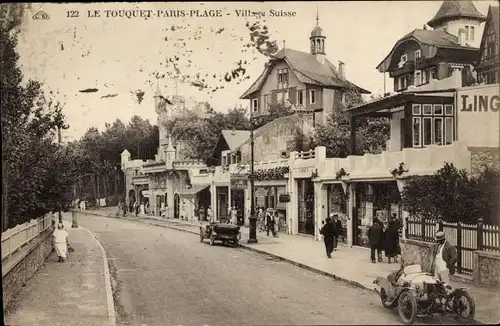 Ak Le Touquet Paris Plage Pas de Calais, Village Suisse