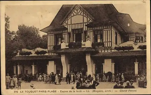 Ak Le Touquet Paris Plage Pas de Calais, Casino de la foret