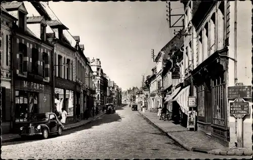 Ak Saint Pol sur Ternoise Pas de Calais, Rue d'Hesdin