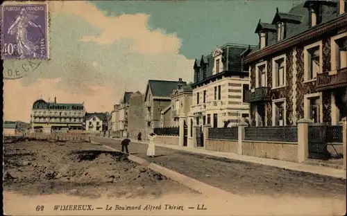 Ak Wimereux Pas de Calais, Le Boulevard Alfred Thiriez