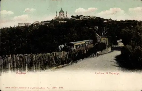 Ak Torino Turin Piemonte, Collina di Superga