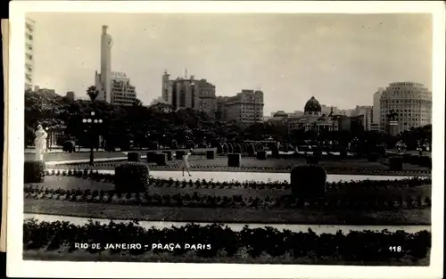 Foto Ak Rio de Janeiro Brasilien, Praca Paris