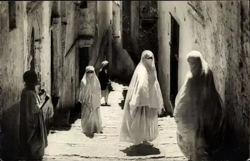Ak Algier Alger Algerien, Casbah, rue Ben Ali