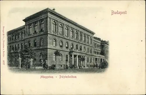 Ak Budapest Ungarn, Polytechnikum