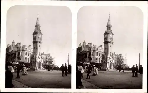 Stereo Ak Leicester East Midlands England, Haymarket Memorial Clock Tower