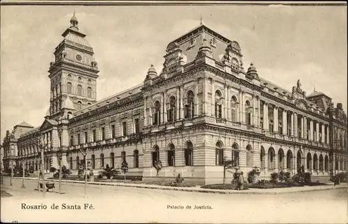 Ak Rosario de Santa Fé Argentinien, Justizpalast