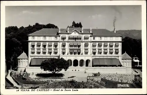 Ak Viana do Castelo Portugal, Hotel de Santa Luzia