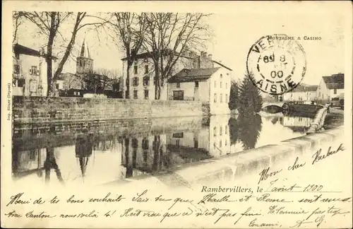 Ak Rambervillers Vosges, Mortagne, Casino