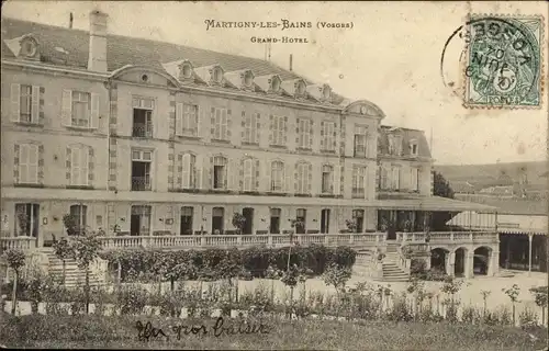 Ak Martigny les Bains Lothringen Vosges, Grand Hotel