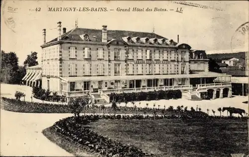 Ak Martigny les Bains Lothringen Vosges, Grand Hotel des Bains