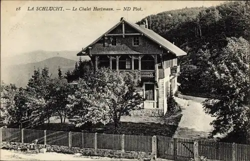 Ak Col de la Schlucht Vosges, Le Chalet Hartmann