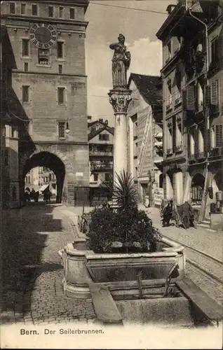 Ak Bern, Der Seilerbrunnen