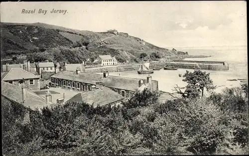 Ak Rozel Bay Kanalinsel Jersey, Panorama