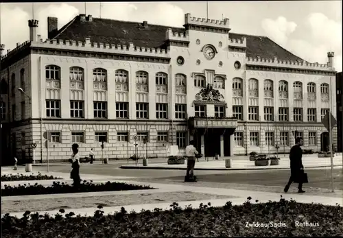 Ak Zwickau in Sachsen, Rathaus