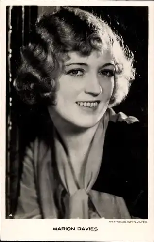 Ak Schauspielerin Marion Davies, Portrait